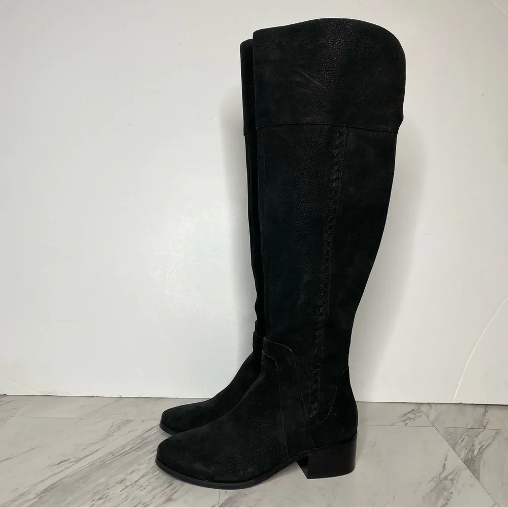 Vince Camuto Black Kreston Over The Knee Boot 6 1/2 M